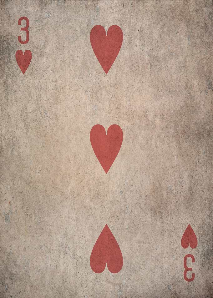 Three of hearts