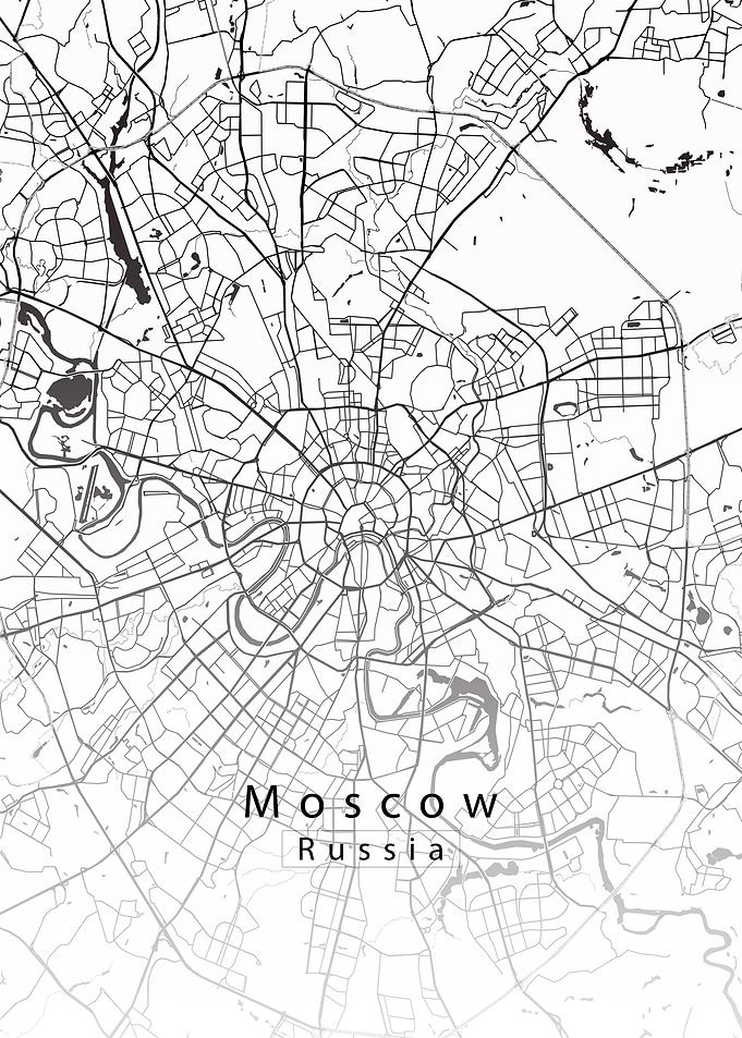 Moscow City Map