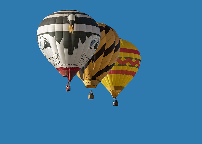 the three balloons