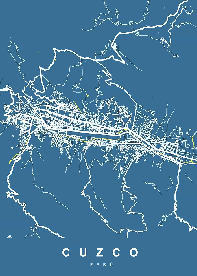 CUZCO Map PERU