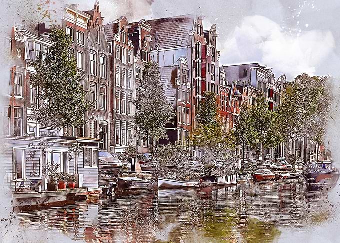 Amsterdam Travel Art City
