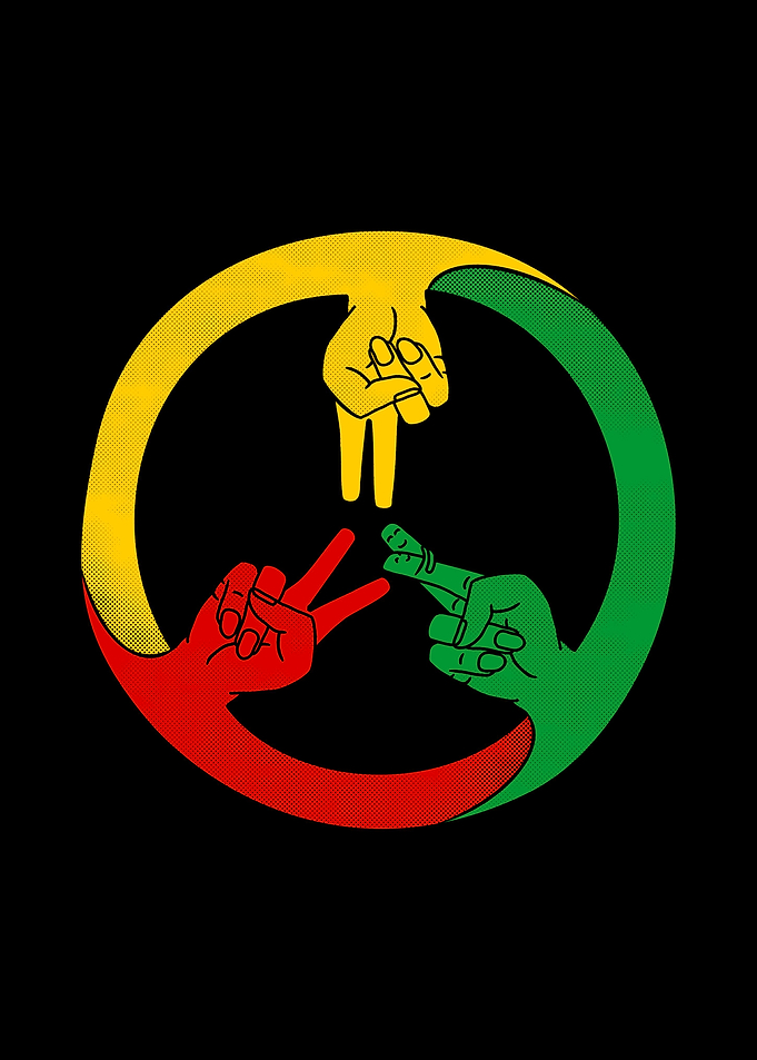 peace and happy