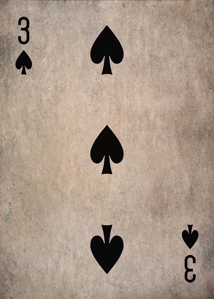 Three of spades