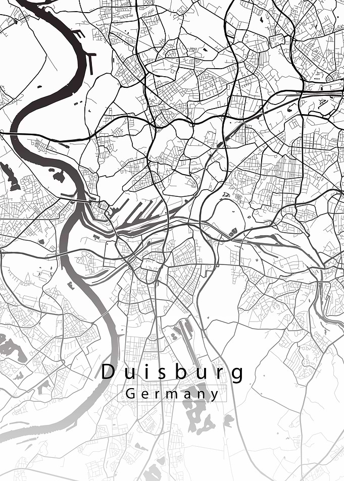 Duisburg City Map