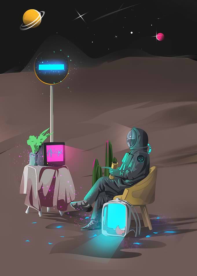 Astronaut Relax