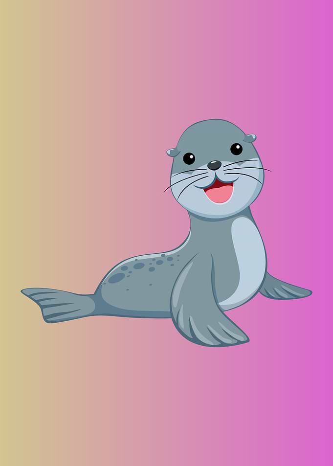Water Seal cute