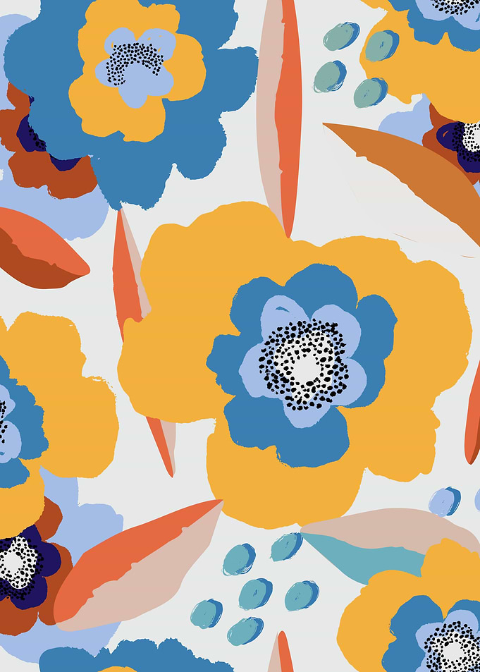 Abstract Flower Pattern 08