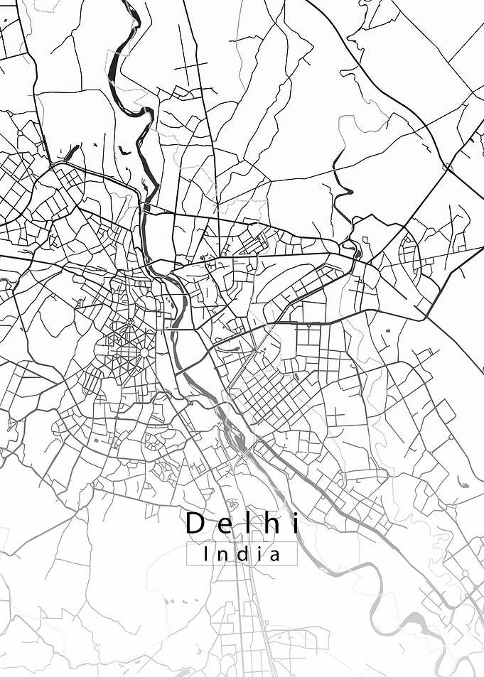 Delhi City Map