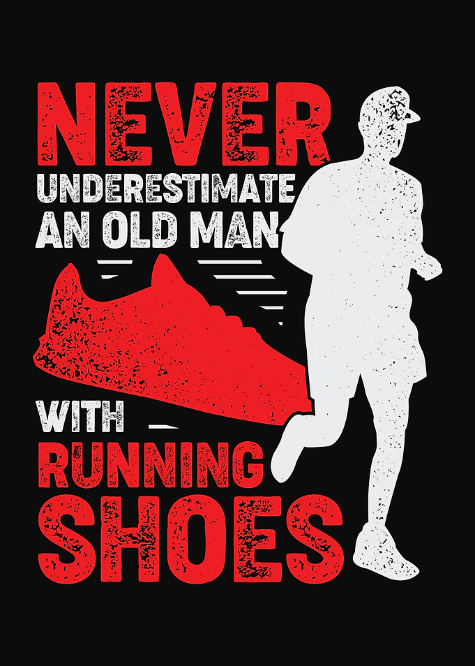 Old Man Running Design