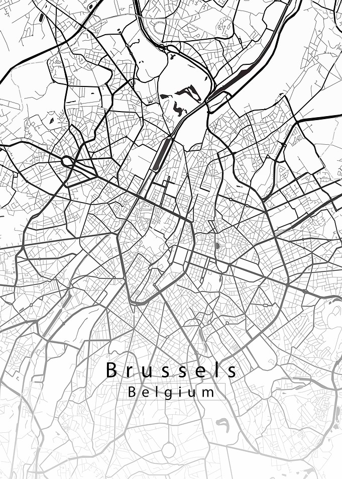 Brussels City Map