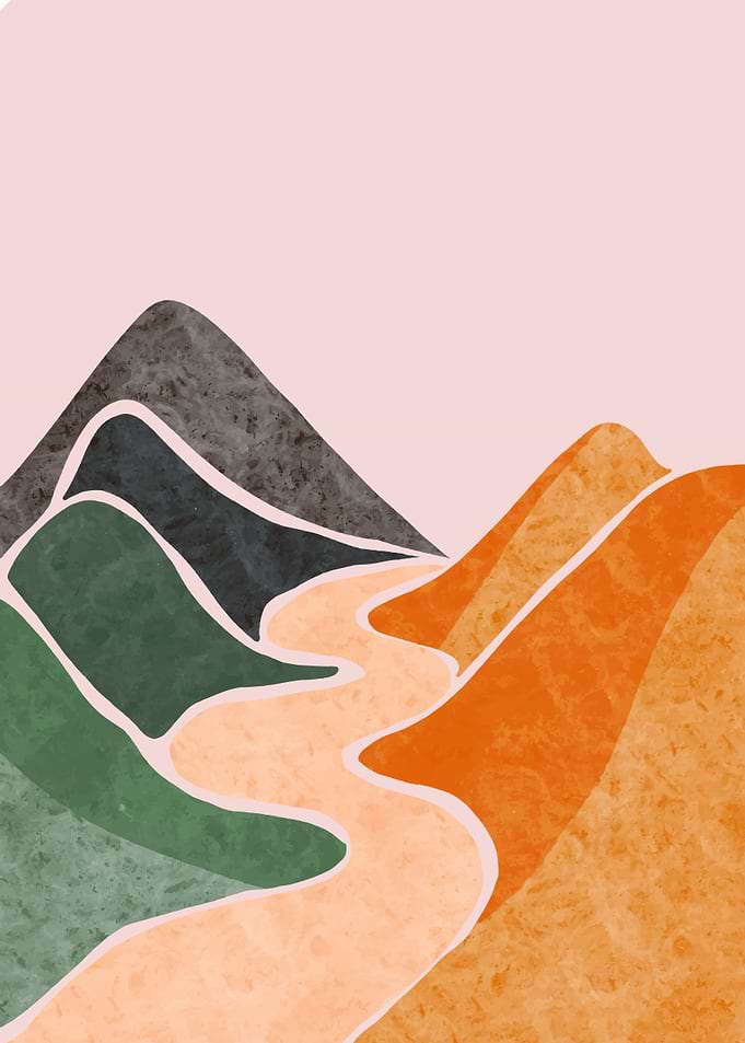 Abstract mountain