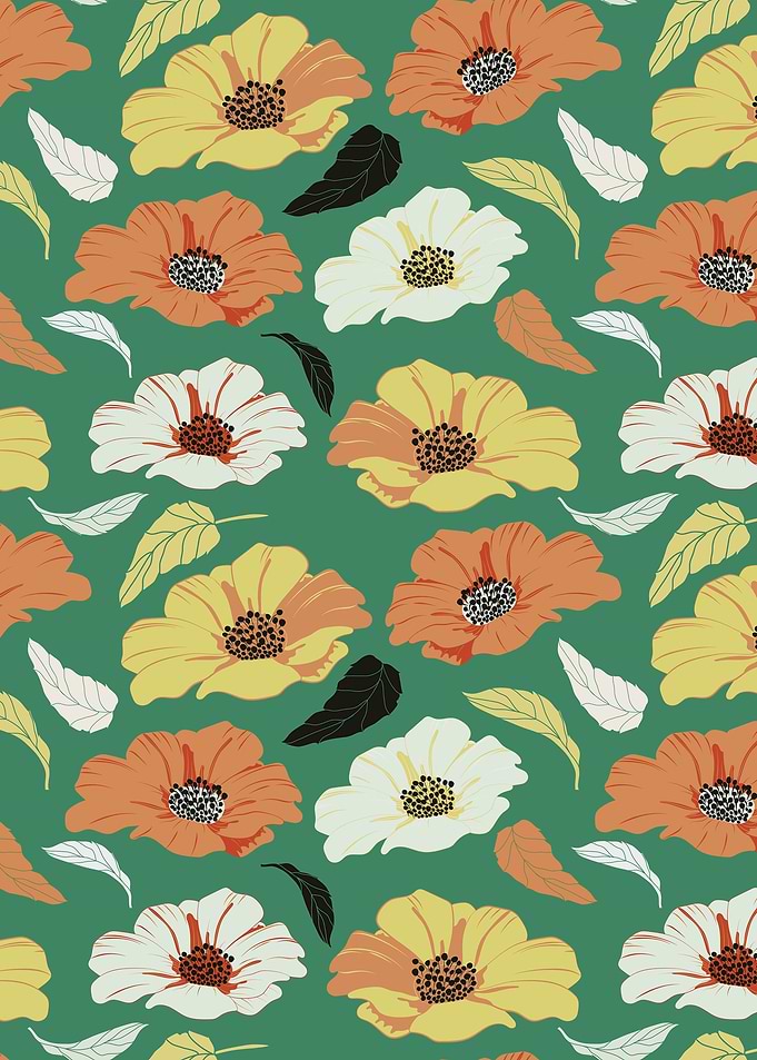 Abstract Flower Pattern 04