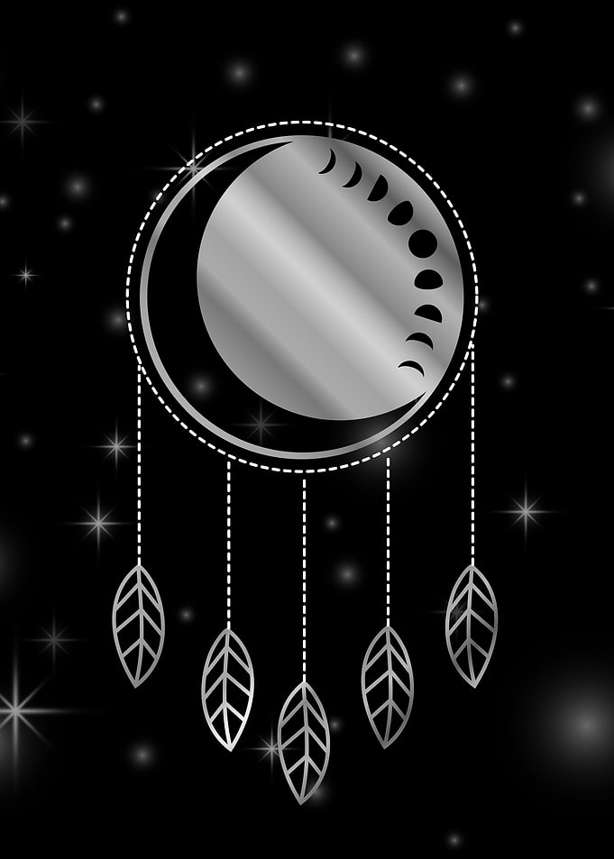 Moon phases dream catcher