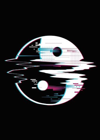 Yin yang glitch