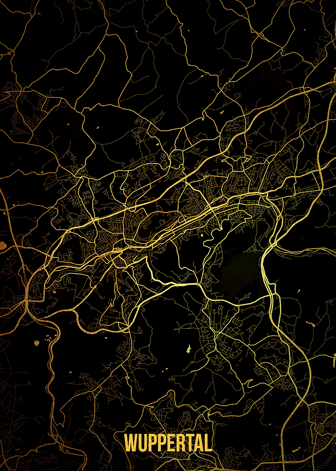 Wuppertal Gold Map