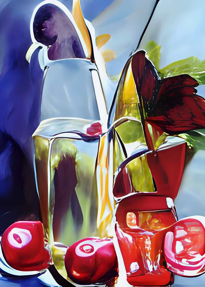 Tasty Cherries and Wine