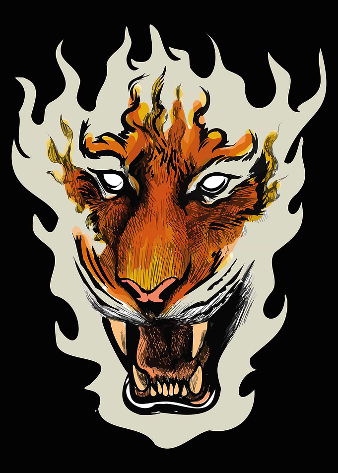 Tiger Smoke Poster Design
