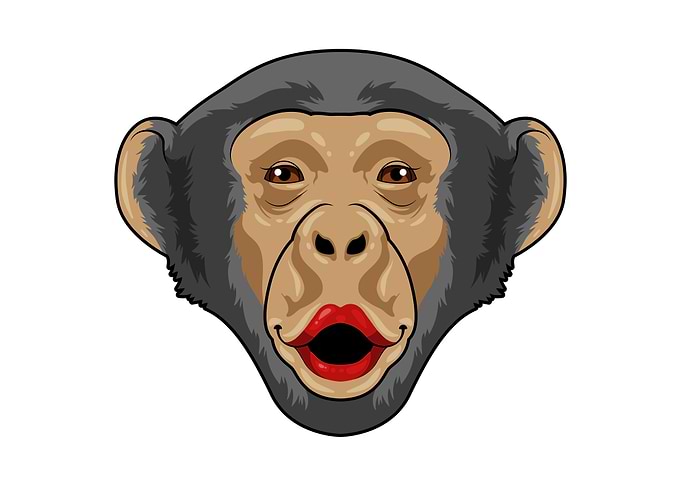 Monkey Kiss mouth