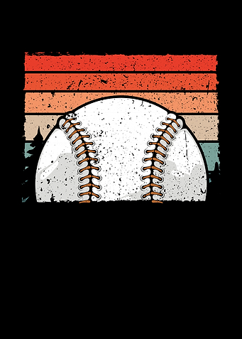 White baseball retro vinta