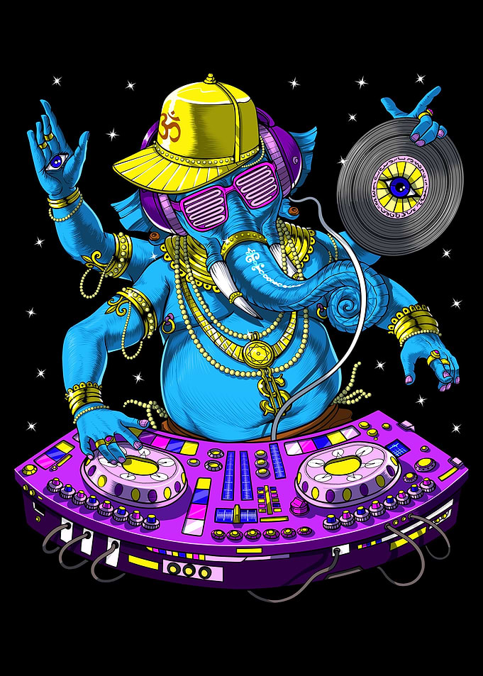 Ganesha Psychedelic DJ