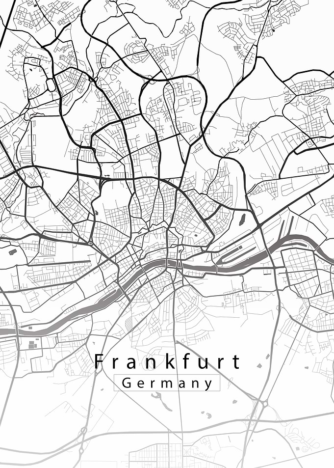 Frankfurt City Map