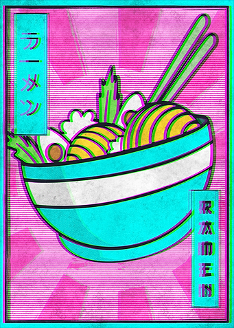 Japanese Ramen Noodles