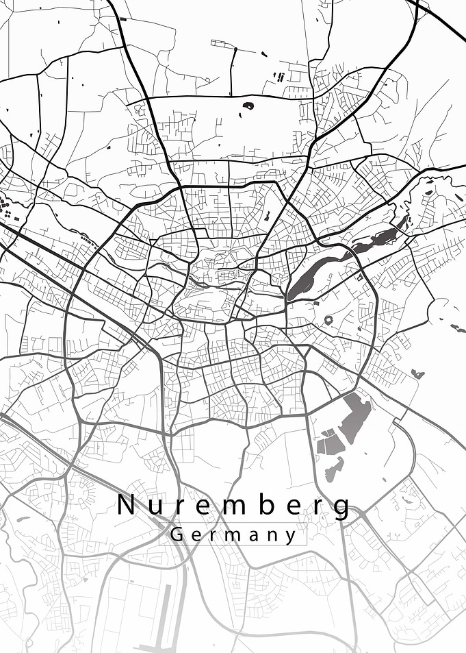 Nuremberg City Map