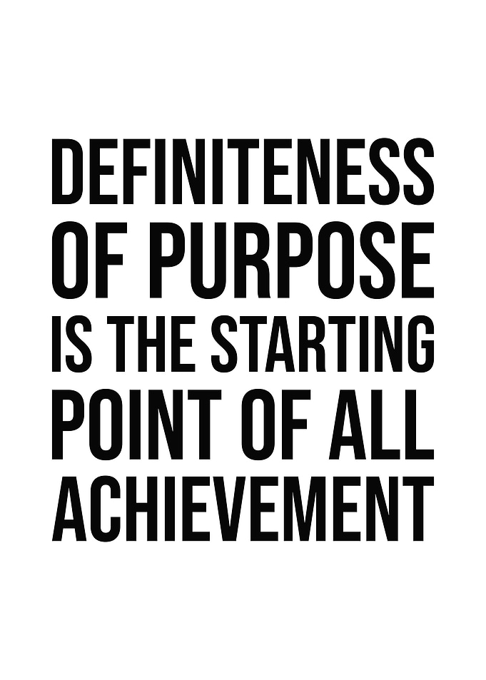 Purpose and Achievement