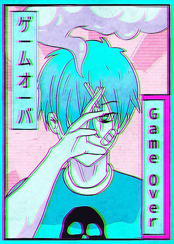 Vaporwave Aesthetic Anime