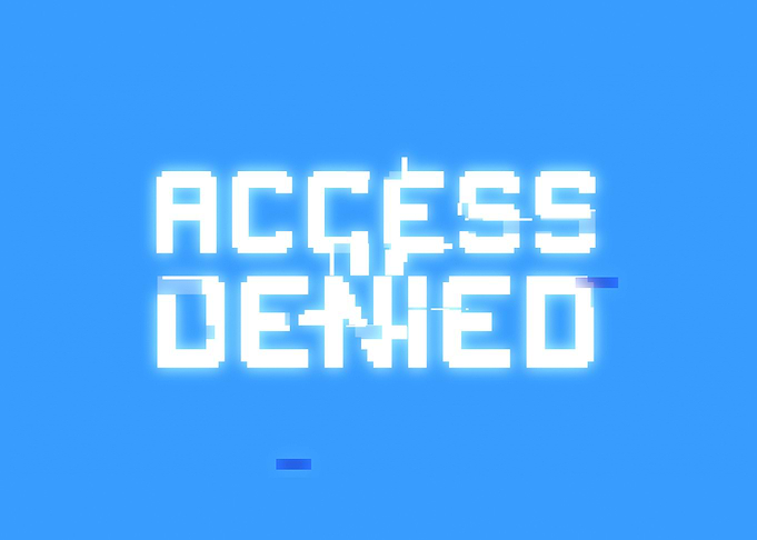 Bit glitch access denied