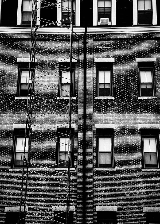 Black & White Brick Art