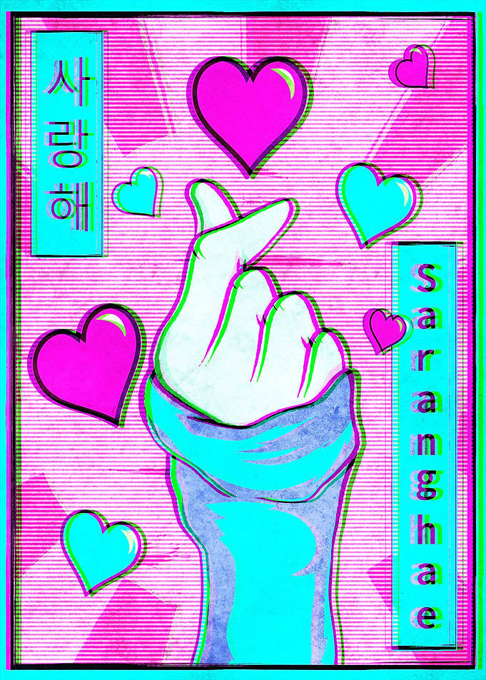 Finger Heart Saranghae