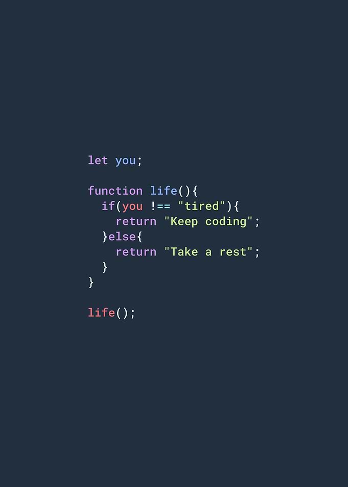 Javascript life developer