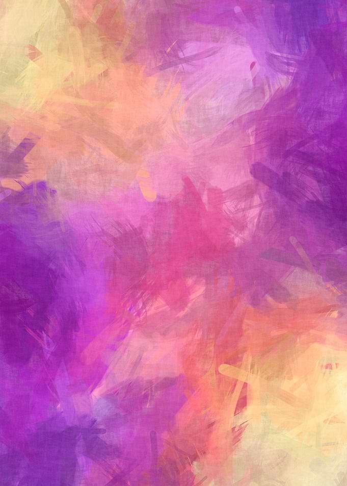 A sea of purple artwork