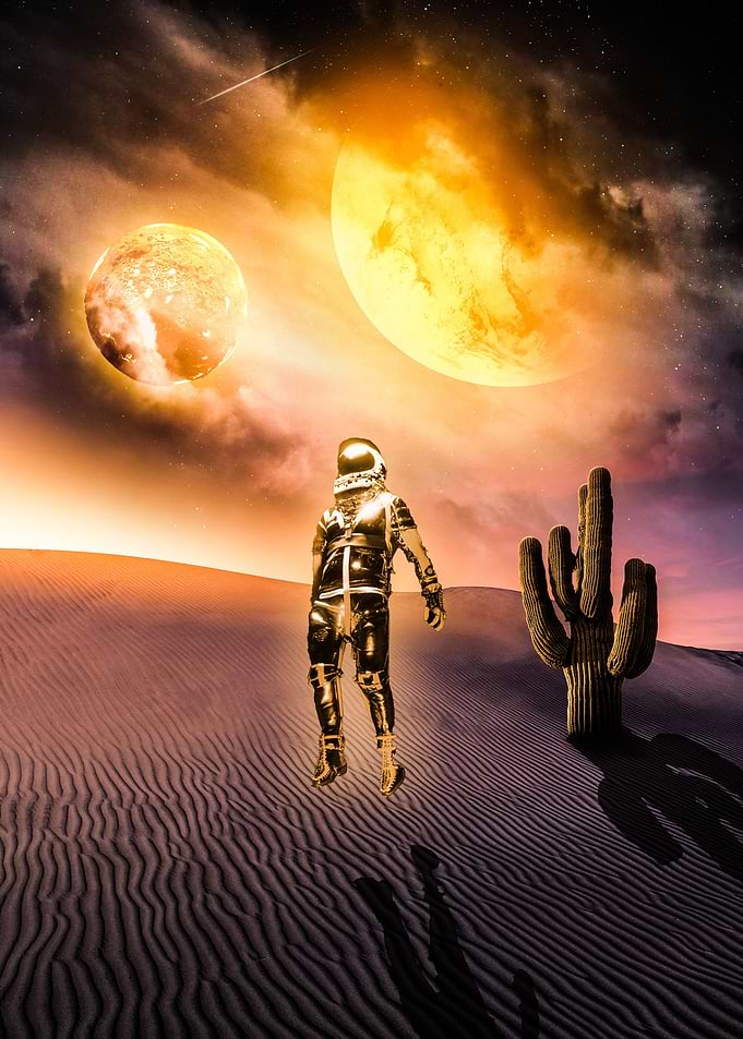 Astronaut Lost In Space