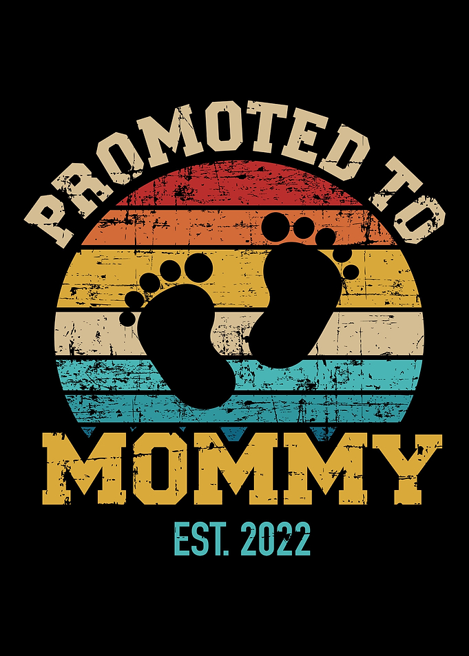 Promoted to mommy vintage