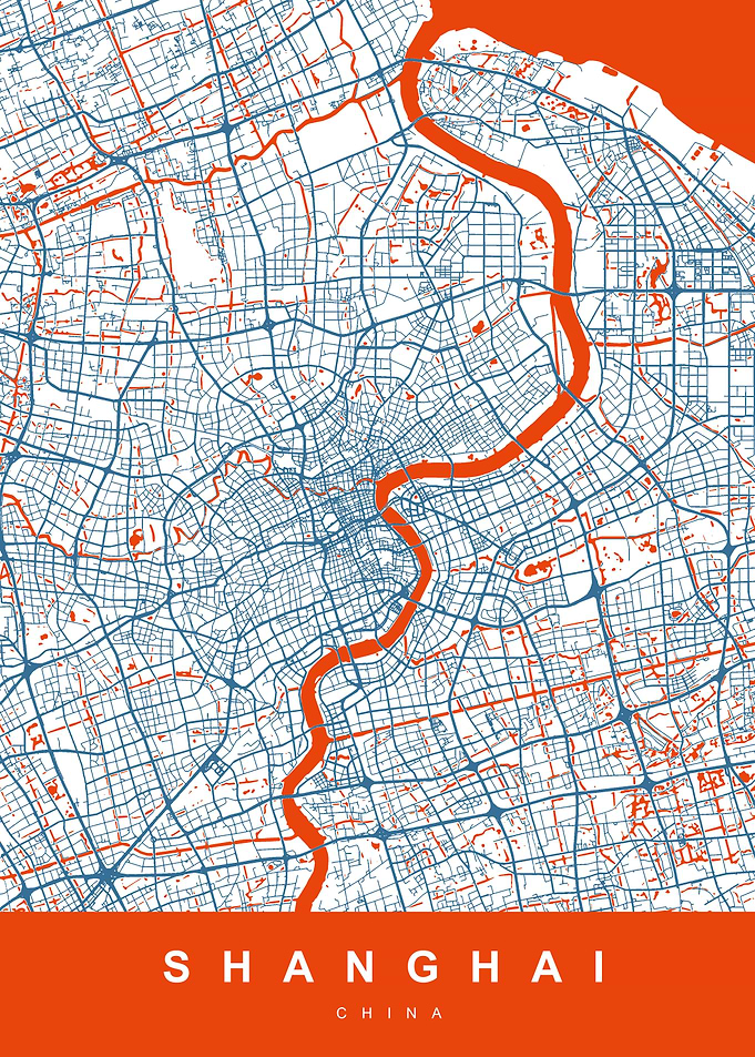 SHANGHAI Map CHINA