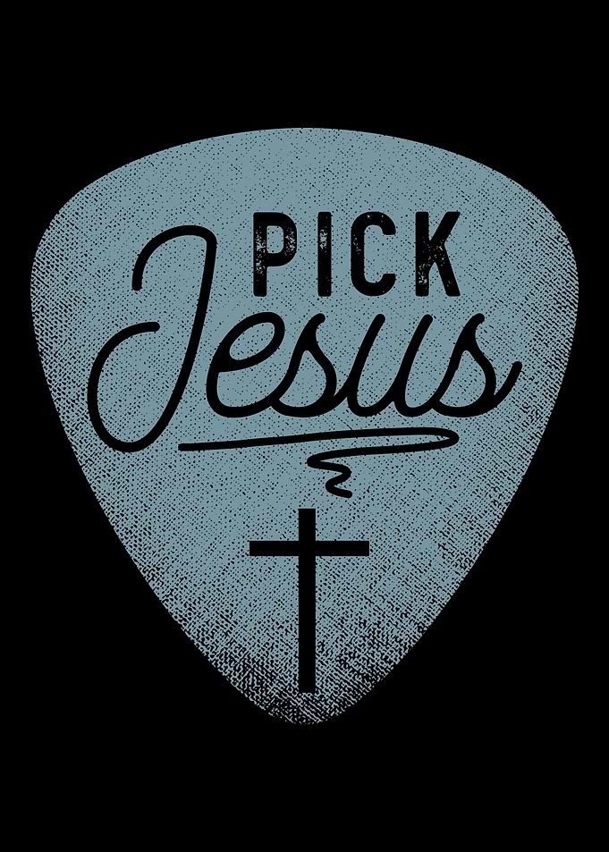 Jesus Guitar Pick