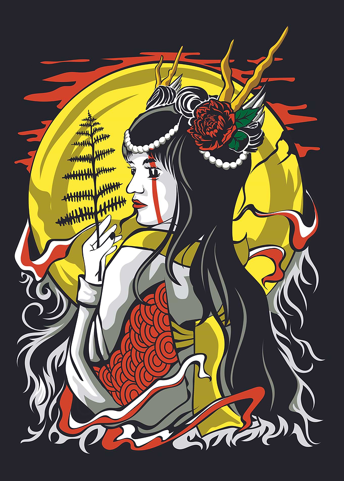 Gaisha Beatifull Art