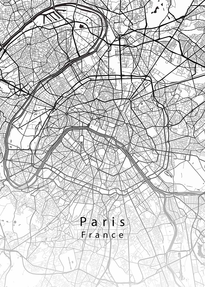 Paris City Map