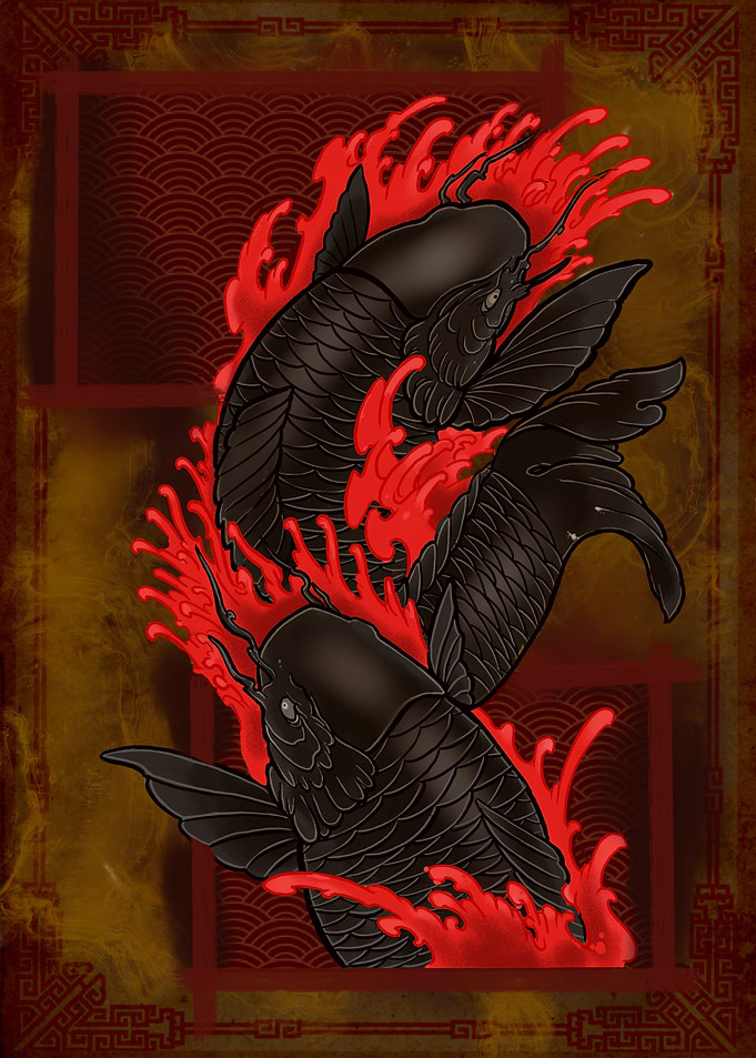 Blood koi