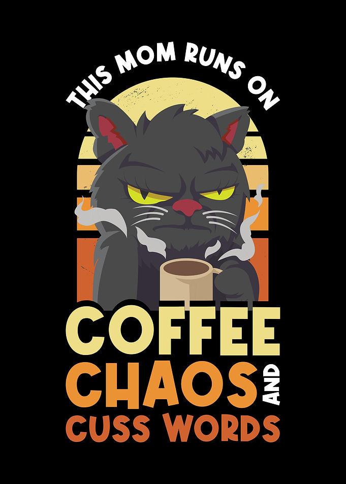 Coffee Chaos Cuss Words