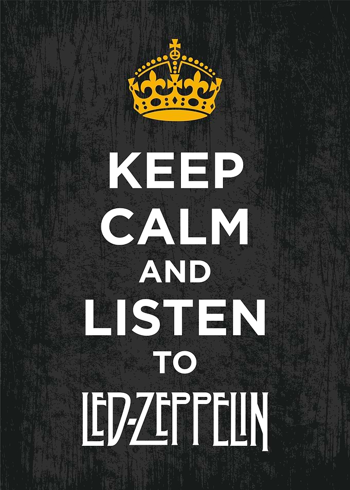 keep calm music poster