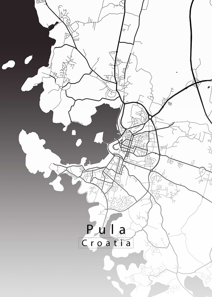 Pula City Map