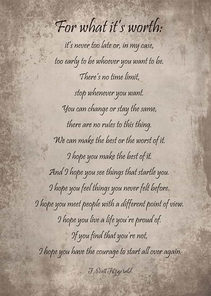 For what its worth