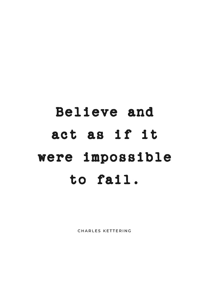 Impossible To Fail Quote