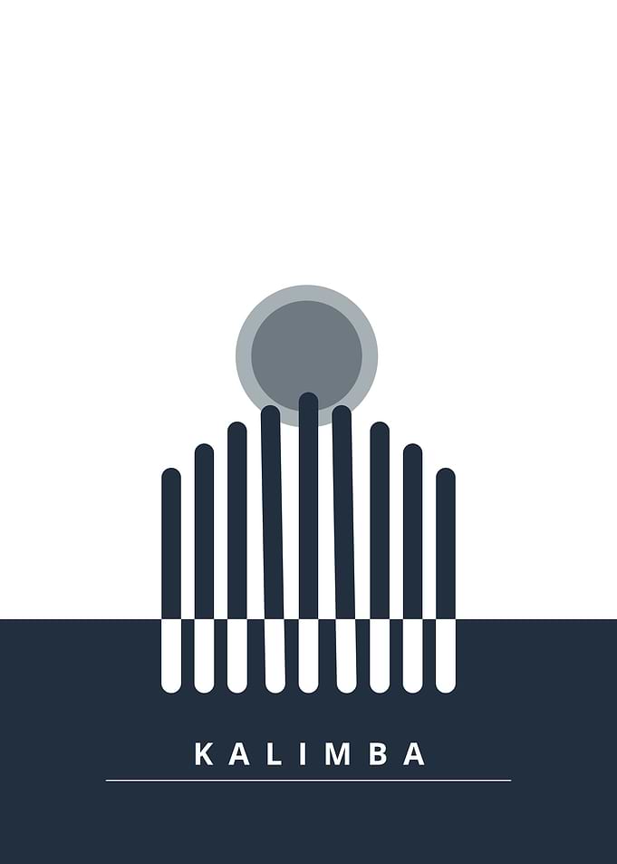 Kalimba music poster
