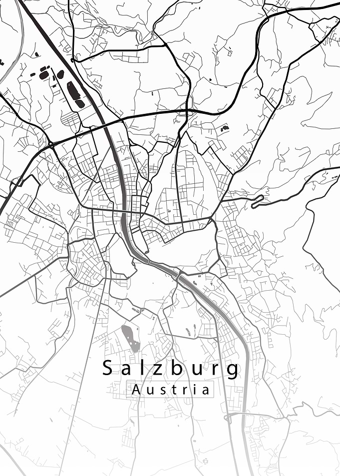 Salzburg City Map