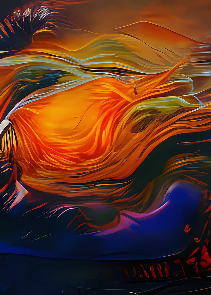 Starry Orange Nights