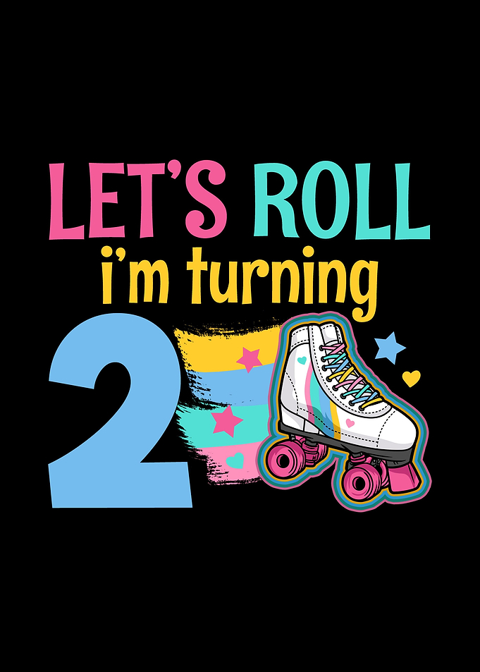2nd Birthday Roller Skater